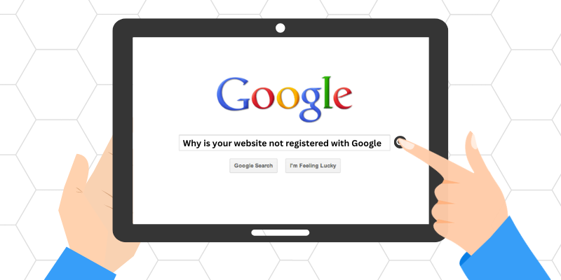 Website not registered with Google